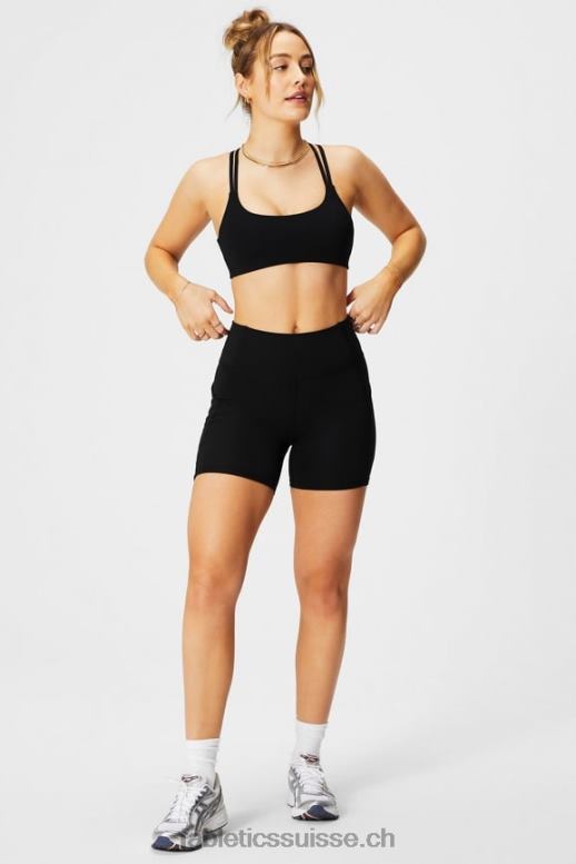 femmes soutien-gorge principal à faible impact B0B6R1454 noir Fabletics