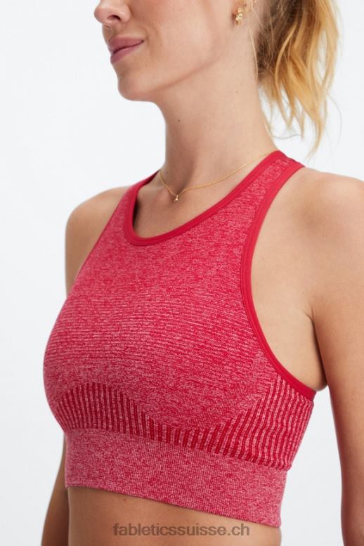 femmes soutien-gorge sans couture à faible impact ombré B0B6R1560 cerise douce foncée/coque molle Fabletics