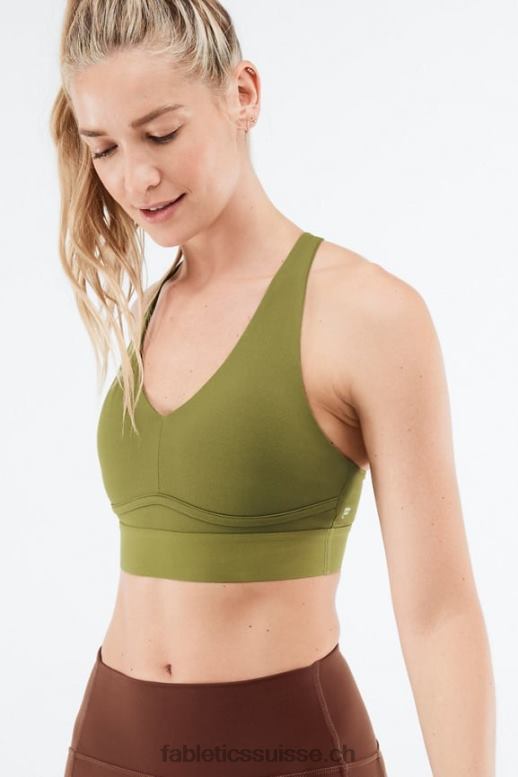 femmes soutien-gorge toute la journée 104 B0B6R1482 olive fanée Fabletics