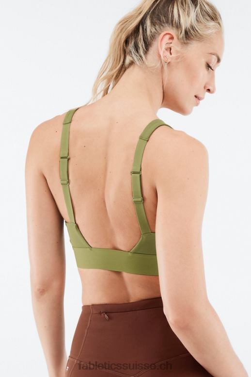 femmes soutien-gorge toute la journée 104 B0B6R1482 olive fanée Fabletics