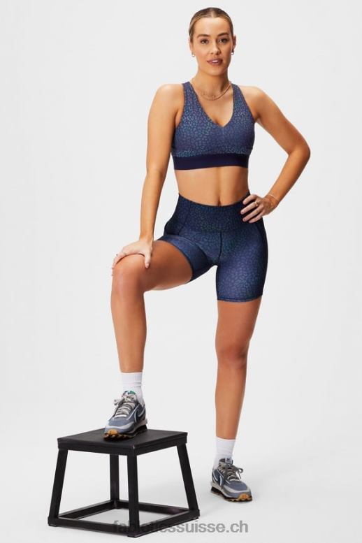 femmes toute la journée tous les jours soutien-gorge 100 B0B6R1466 heatmap léopard/bleu marine Fabletics