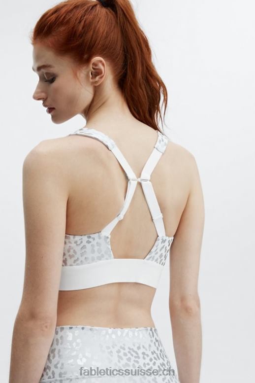 femmes toute la journée tous les jours soutien-gorge 101 B0B6R1469 foil furtif/blanc Fabletics