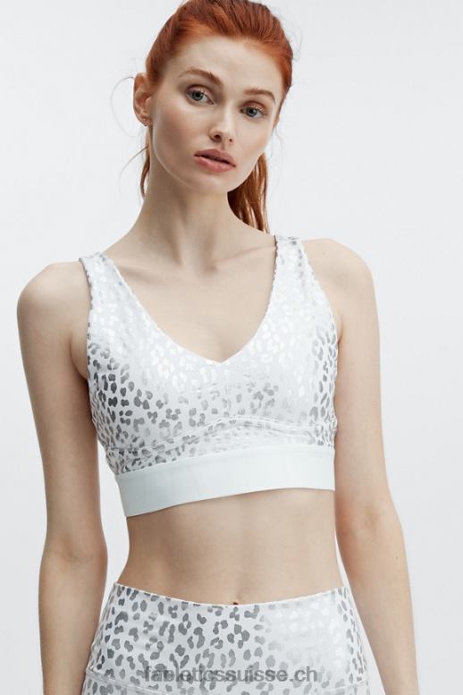 femmes toute la journée tous les jours soutien-gorge 101 B0B6R1469 foil furtif/blanc Fabletics
