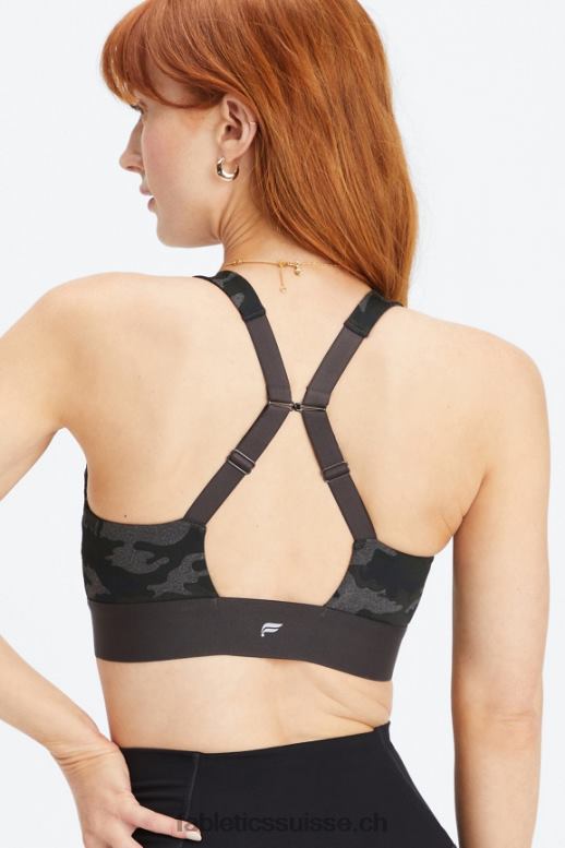 femmes toute la journée tous les jours soutien-gorge 102 B0B6R1473 camouflage anthracite/anthracite Fabletics
