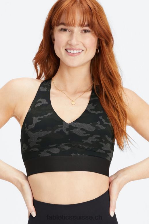 femmes toute la journée tous les jours soutien-gorge 102 B0B6R1473 camouflage anthracite/anthracite Fabletics