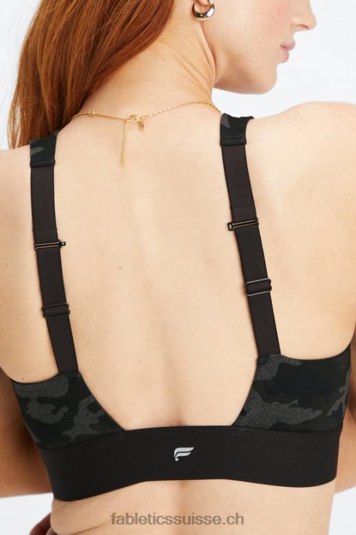 femmes toute la journée tous les jours soutien-gorge 102 B0B6R1473 camouflage anthracite/anthracite Fabletics