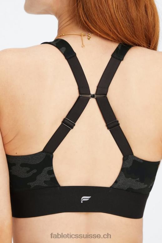 femmes toute la journée tous les jours soutien-gorge 102 B0B6R1473 camouflage anthracite/anthracite Fabletics