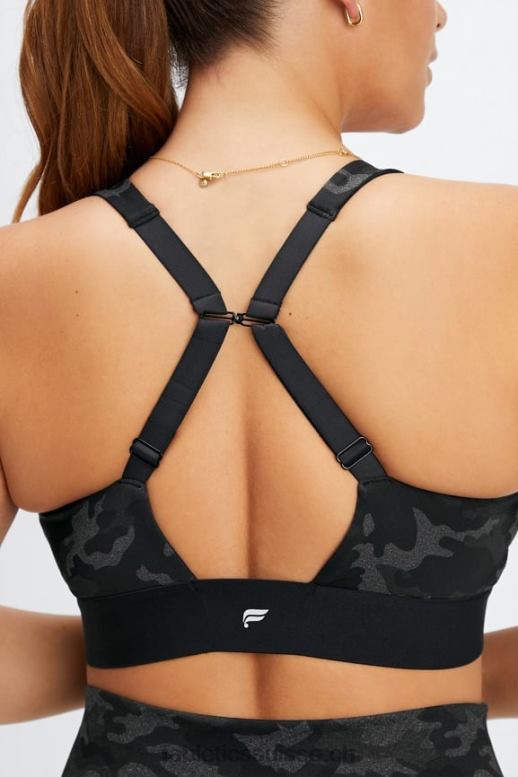 femmes toute la journée tous les jours soutien-gorge 102 B0B6R1476 camouflage anthracite Fabletics
