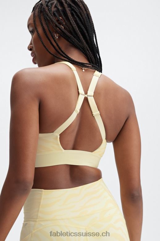 femmes toute la journée tous les jours soutien-gorge 103 B0B6R1480 coup de zèbre au babeurre / babeurre Fabletics