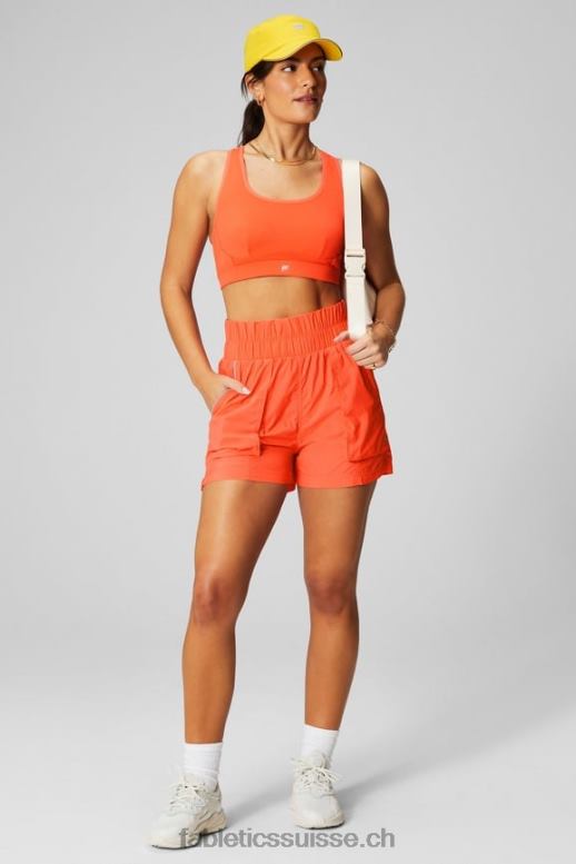 femmes belle soutien-gorge de sport à dos nageur à impact élevé B0B6R1394 orange passion Fabletics