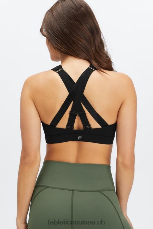 femmes belle soutien-gorge de sport à impact élevé B0B6R1398 noir Fabletics