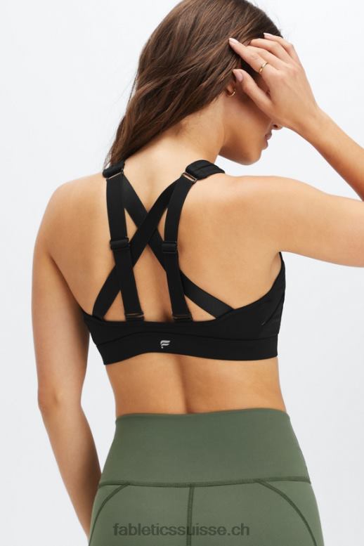 femmes belle soutien-gorge de sport à impact élevé B0B6R1398 noir Fabletics