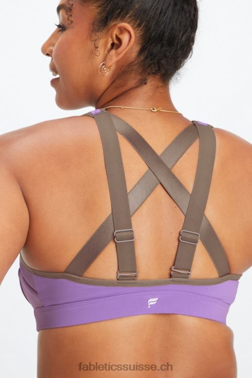 femmes belle soutien-gorge de sport à impact élevé B0B6R1399 ultraviolet/écorce de saule Fabletics