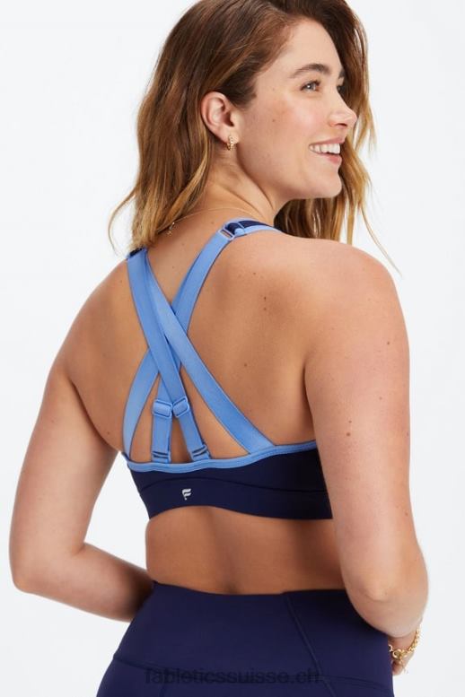 femmes belle soutien-gorge de sport à impact élevé B0B6R1400 marine profond/bleuet Fabletics