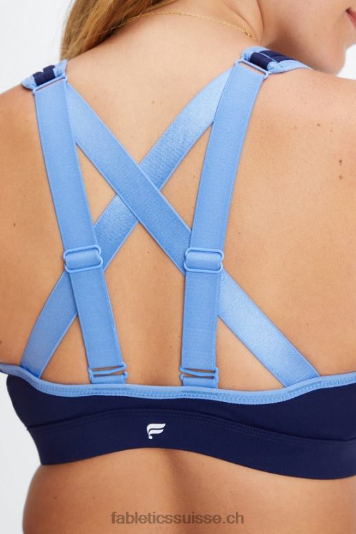 femmes belle soutien-gorge de sport à impact élevé B0B6R1400 marine profond/bleuet Fabletics