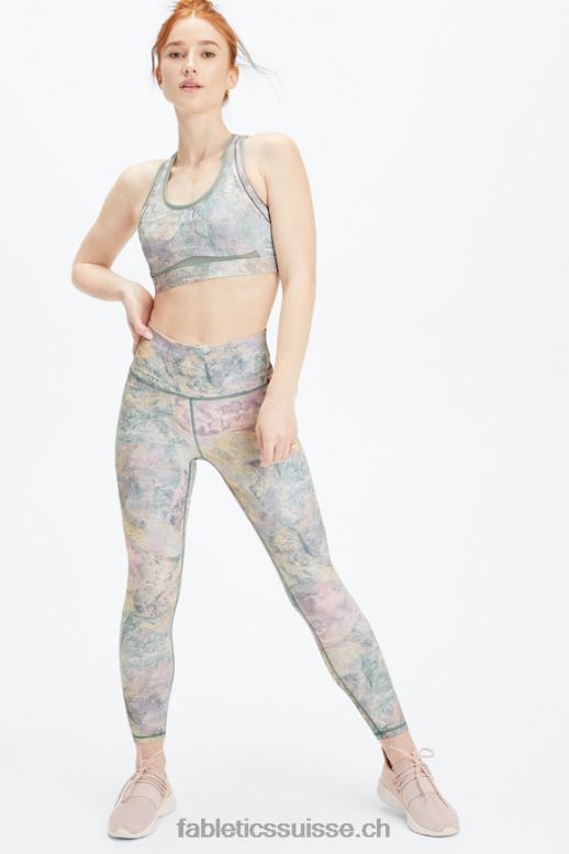 femmes belle soutien-gorge de sport à impact élevé B0B6R1401 roche lunaire/canyon rose Fabletics
