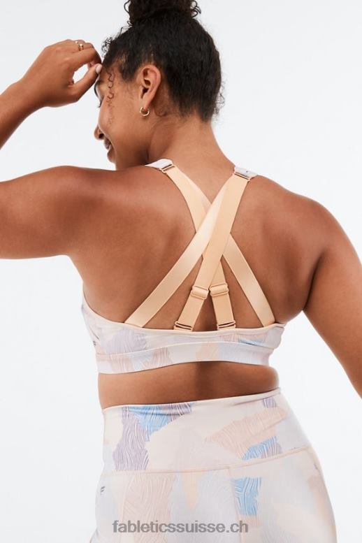 femmes belle soutien-gorge de sport à impact élevé B0B6R1407 sable aride/chaud Fabletics