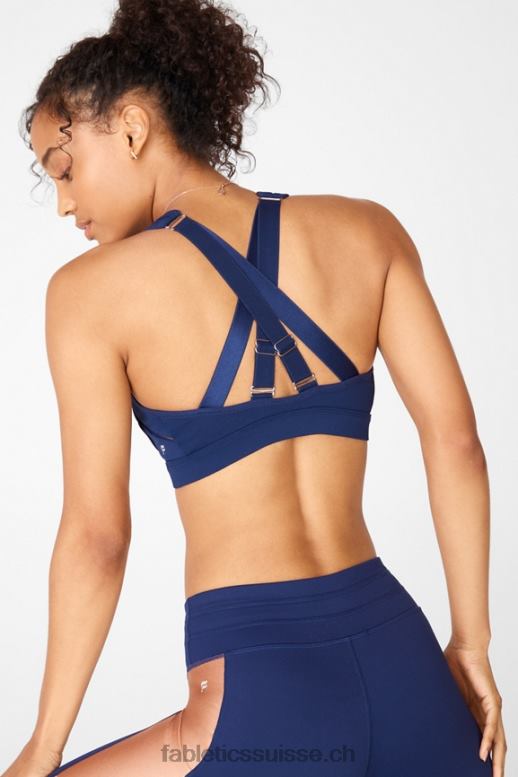 femmes belle soutien-gorge de sport à impact élevé B0B6R1411 marine Fabletics