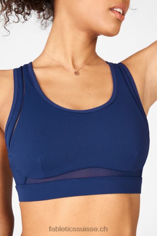 femmes belle soutien-gorge de sport à impact élevé B0B6R1411 marine Fabletics
