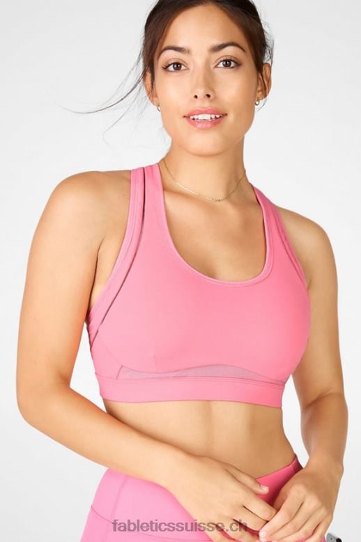 femmes belle soutien-gorge de sport à impact élevé B0B6R1414 mauve rosé Fabletics