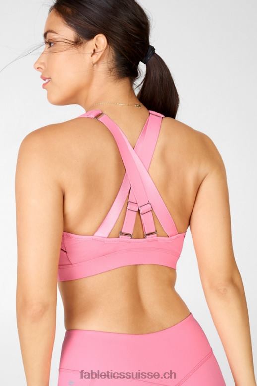 femmes belle soutien-gorge de sport à impact élevé B0B6R1414 mauve rosé Fabletics