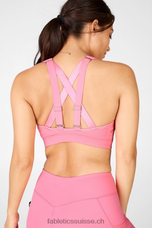 femmes belle soutien-gorge de sport à impact élevé B0B6R1414 mauve rosé Fabletics