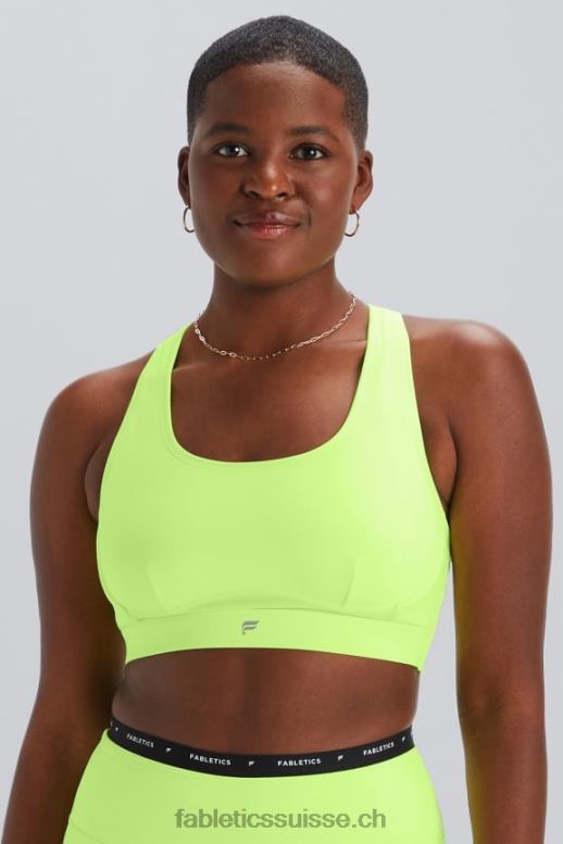 femmes brassière de sport à dos nageur belle B0B6R1395 surligneur Fabletics