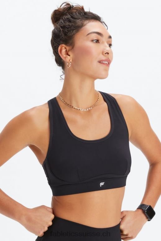 femmes brassière de sport à dos nageur belle B0B6R1396 noir Fabletics