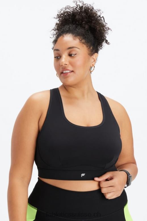 femmes brassière de sport à dos nageur belle B0B6R1397 noir Fabletics