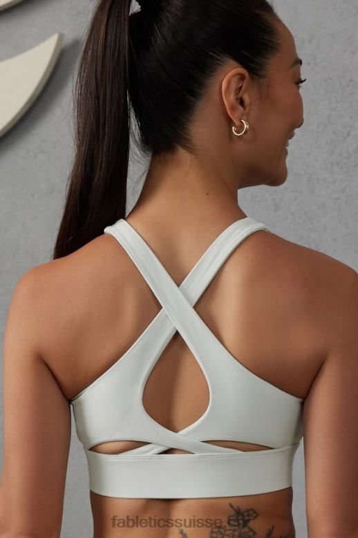 femmes soutien-gorge de sport anti-rebond 89 B0B6R1332 gris menthe Fabletics