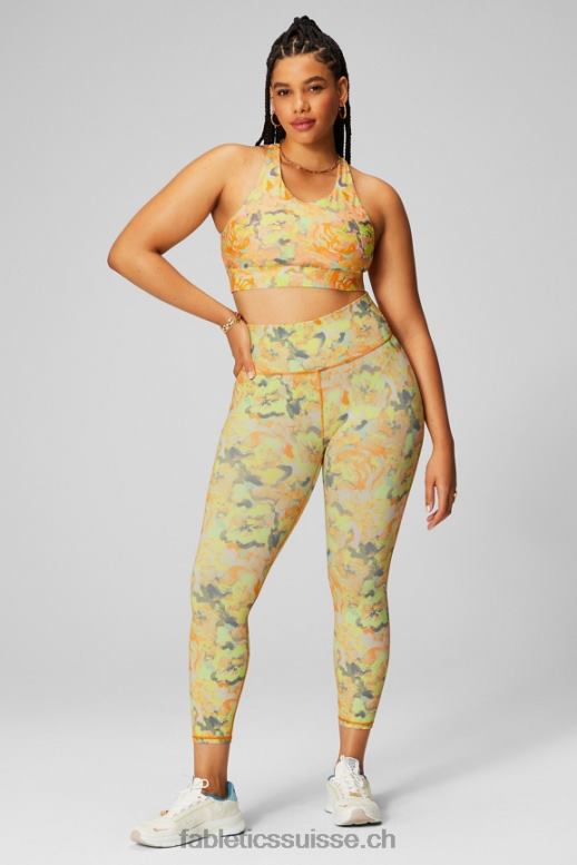 femmes soutien-gorge de sport anti-rebond 89 B0B6R1334 souci peint Fabletics