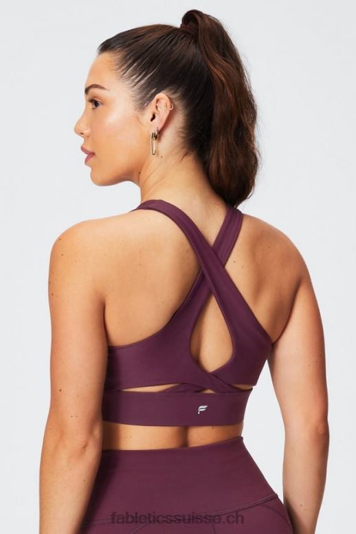 femmes soutien-gorge de sport anti-rebond 90 B0B6R1338 Bourgogne Fabletics