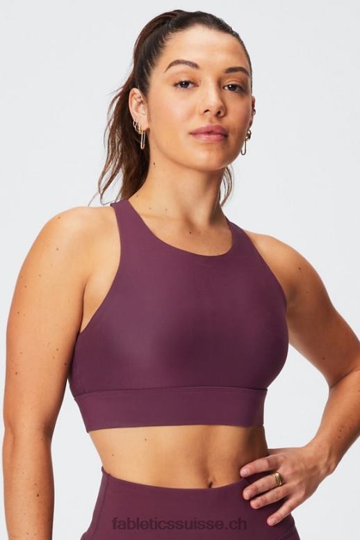 femmes soutien-gorge de sport anti-rebond 90 B0B6R1338 Bourgogne Fabletics