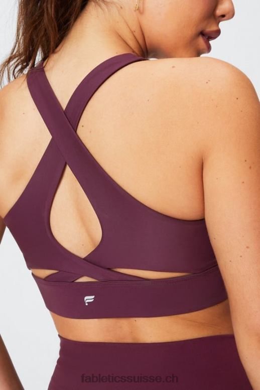 femmes soutien-gorge de sport anti-rebond 90 B0B6R1338 Bourgogne Fabletics