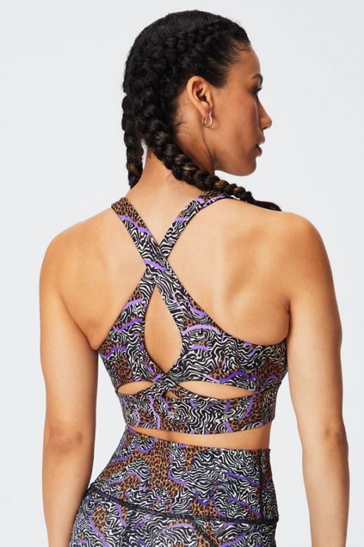 femmes soutien-gorge de sport anti-rebond 90 B0B6R1340 animal hybride Fabletics