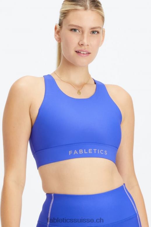 femmes soutien-gorge de sport anti-rebond 91 B0B6R1345 piscine/argent réfléchissant Fabletics