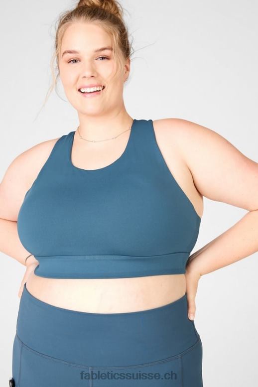 femmes soutien-gorge de sport anti-rebond 95 B0B6R1362 bleu céleste Fabletics