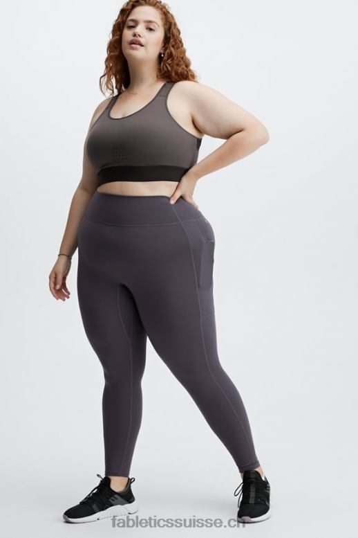 femmes soutien-gorge de sport de course à impact élevé elsie B0B6R1421 gris moyen/fantôme Fabletics