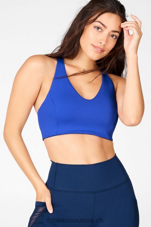 femmes soutien-gorge de sport à fort impact boost B0B6R1440 effort / royal Fabletics