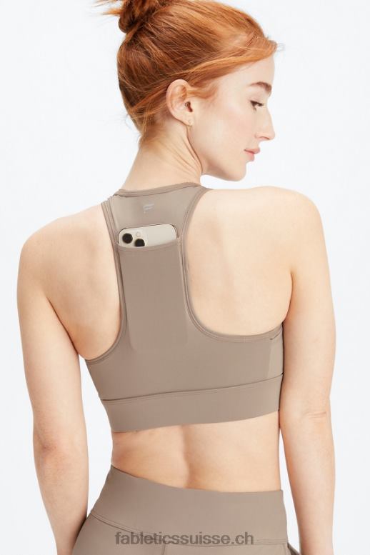 femmes soutien-gorge de sport à impact élevé Trinity Utility B0B6R1416 fumée Fabletics