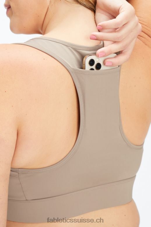 femmes soutien-gorge de sport à impact élevé Trinity Utility B0B6R1417 fumée Fabletics