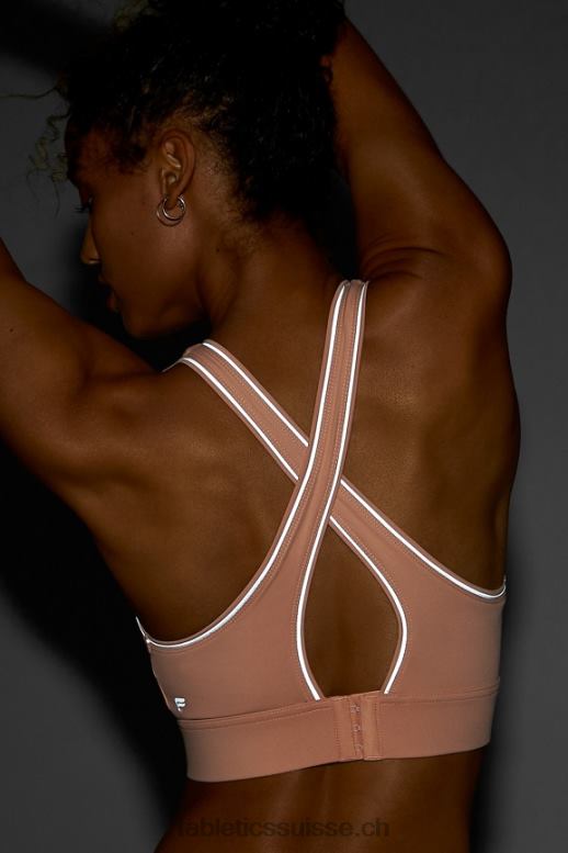 femmes soutien-gorge de sport à impact élevé brynn ii B0B6R1435 bois de santal/kaki/argent réfléchissant Fabletics