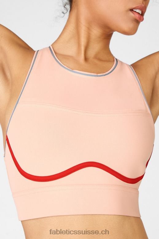 femmes soutien-gorge de sport à impact élevé brynn ii B0B6R1435 bois de santal/kaki/argent réfléchissant Fabletics