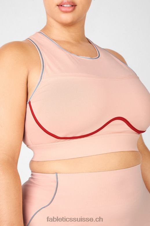 femmes soutien-gorge de sport à impact élevé brynn ii B0B6R1436 bois de santal/kaki/argent réfléchissant Fabletics
