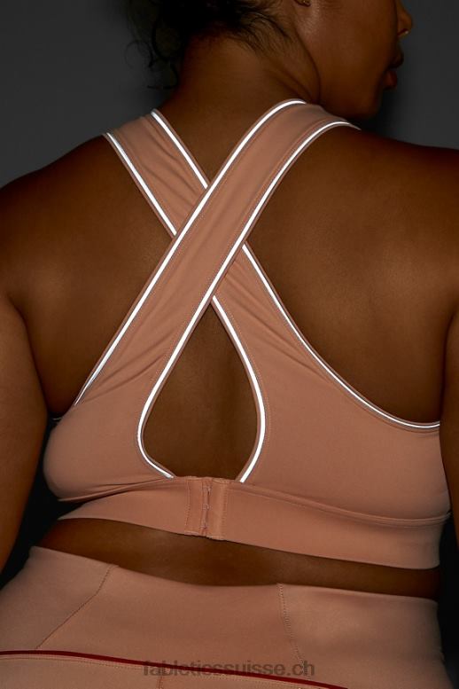 femmes soutien-gorge de sport à impact élevé brynn ii B0B6R1436 bois de santal/kaki/argent réfléchissant Fabletics
