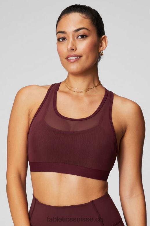 femmes soutien-gorge de sport à impact élevé faye B0B6R1388 merlot Fabletics