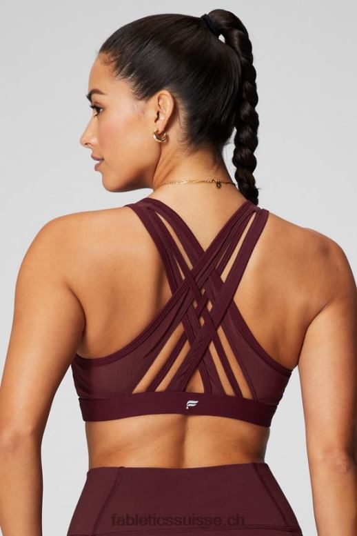 femmes soutien-gorge de sport à impact élevé faye B0B6R1388 merlot Fabletics