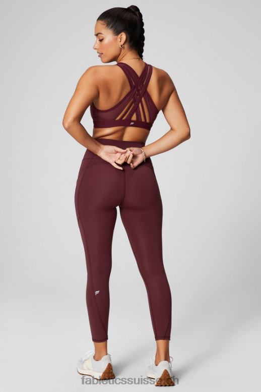 femmes soutien-gorge de sport à impact élevé faye B0B6R1388 merlot Fabletics