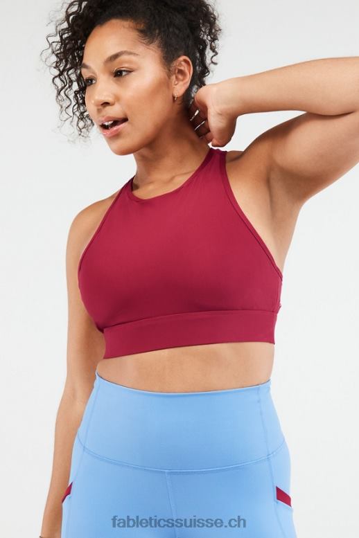 femmes soutien-gorge de sport à impact élevé siena B0B6R1433 éclat de cerise Fabletics