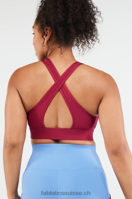 femmes soutien-gorge de sport à impact élevé siena B0B6R1433 éclat de cerise Fabletics